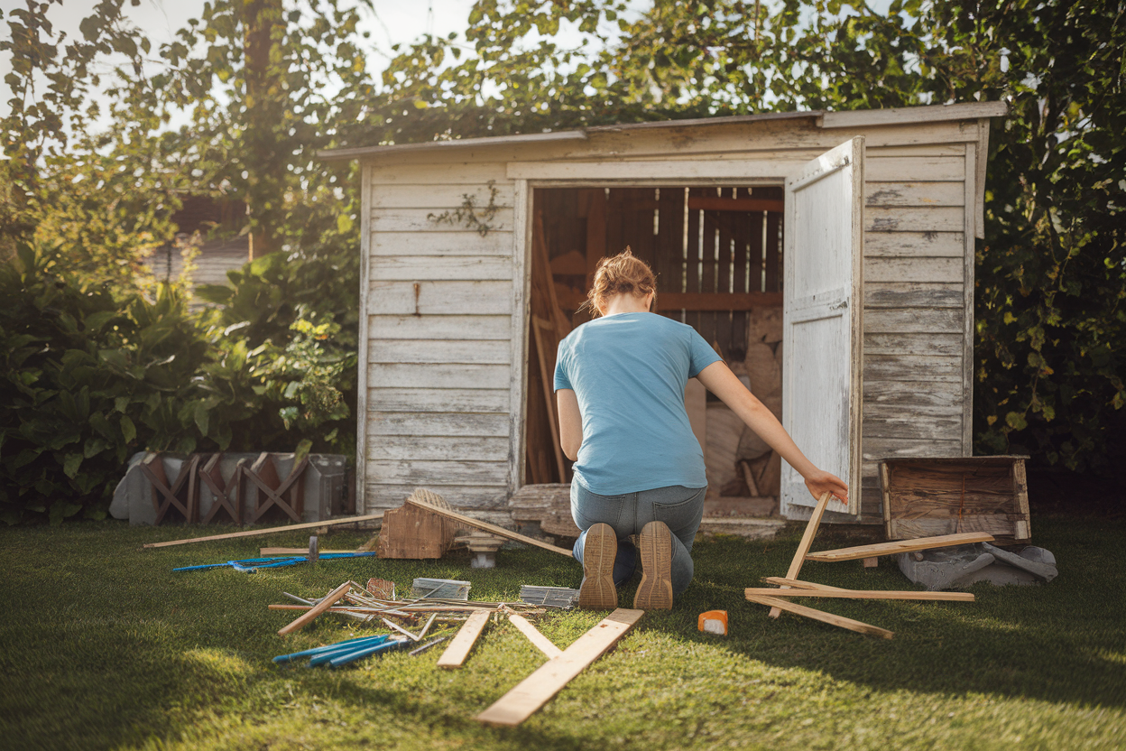 Comment Réparer un Abri de Jardin Pourri : Solutions Rapides et Économiques