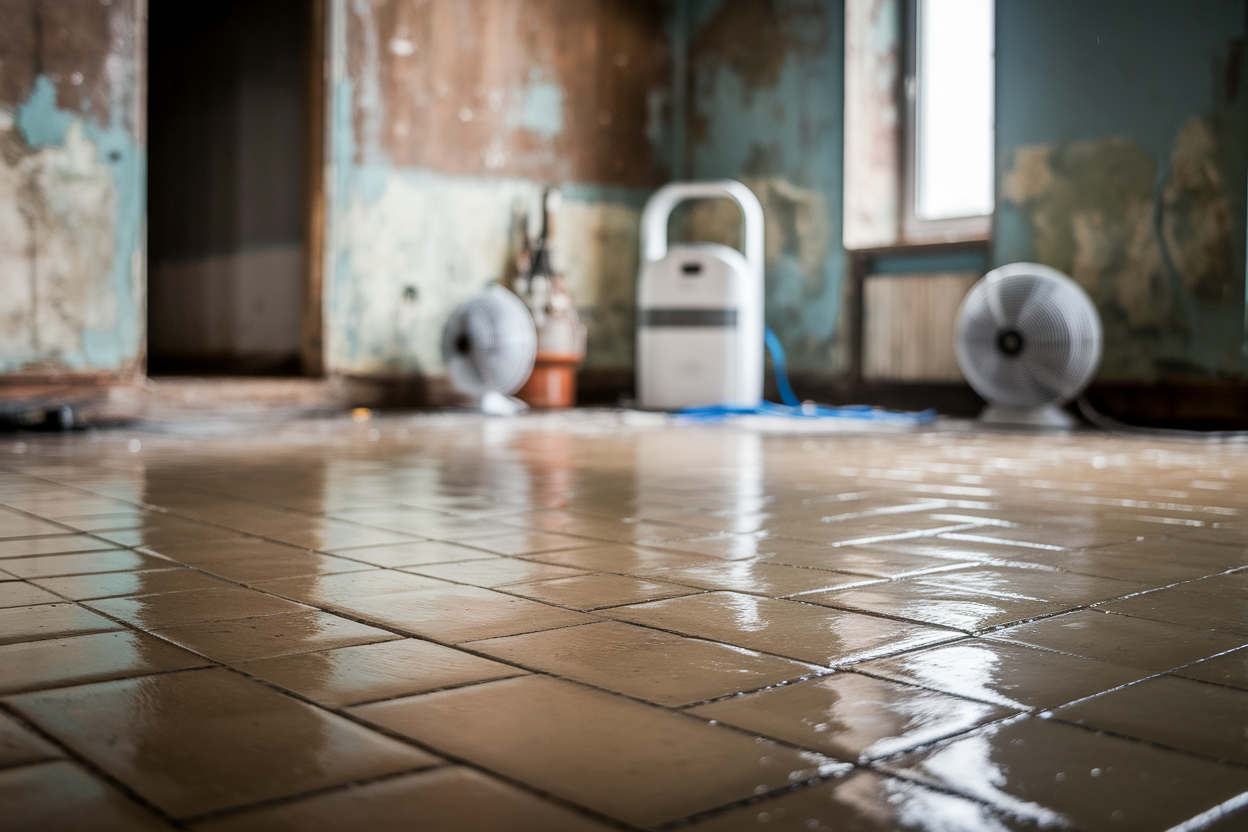 Carrelage Humide Maison Ancienne : Solutions pour Remontées d'Humidité et Séchage